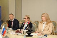 Встреча членов ОП Республики Абхазии с Секретарем ОП РФ Лидией Михеевой